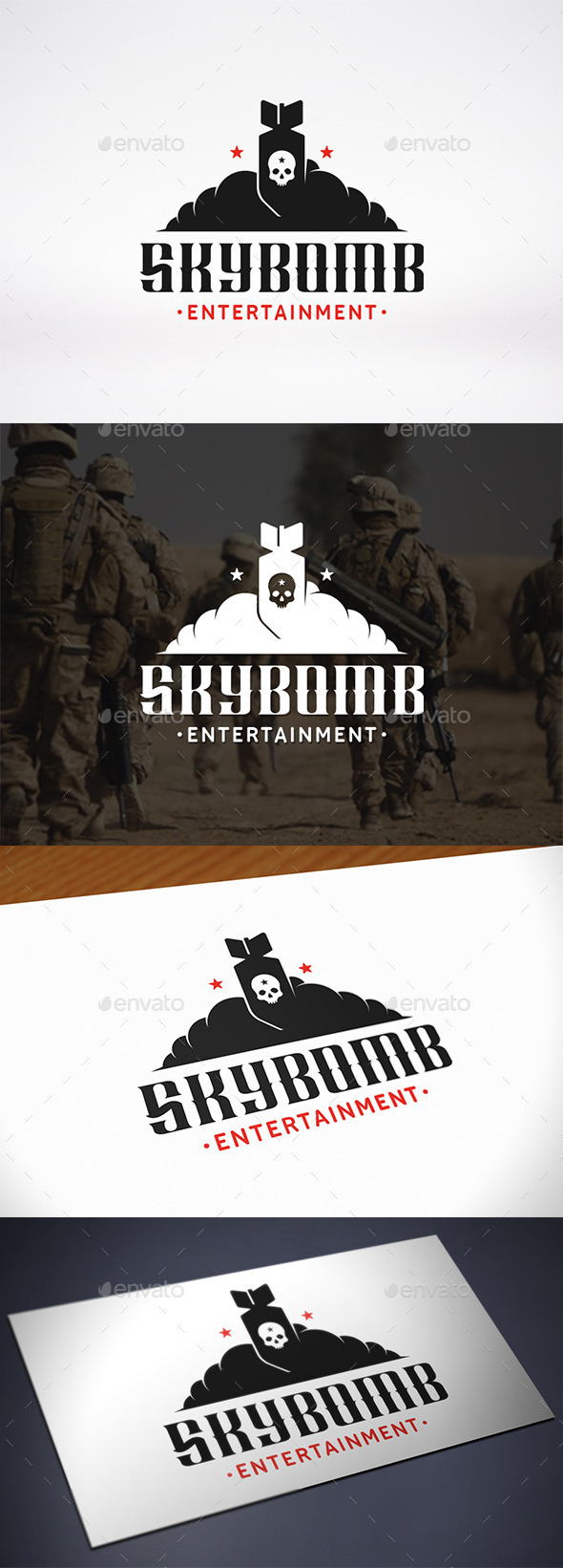 GraphicRiver Sky Bomb Logo Template 10720491 GraphicRiver Sky Bomb Logo Template 10720491