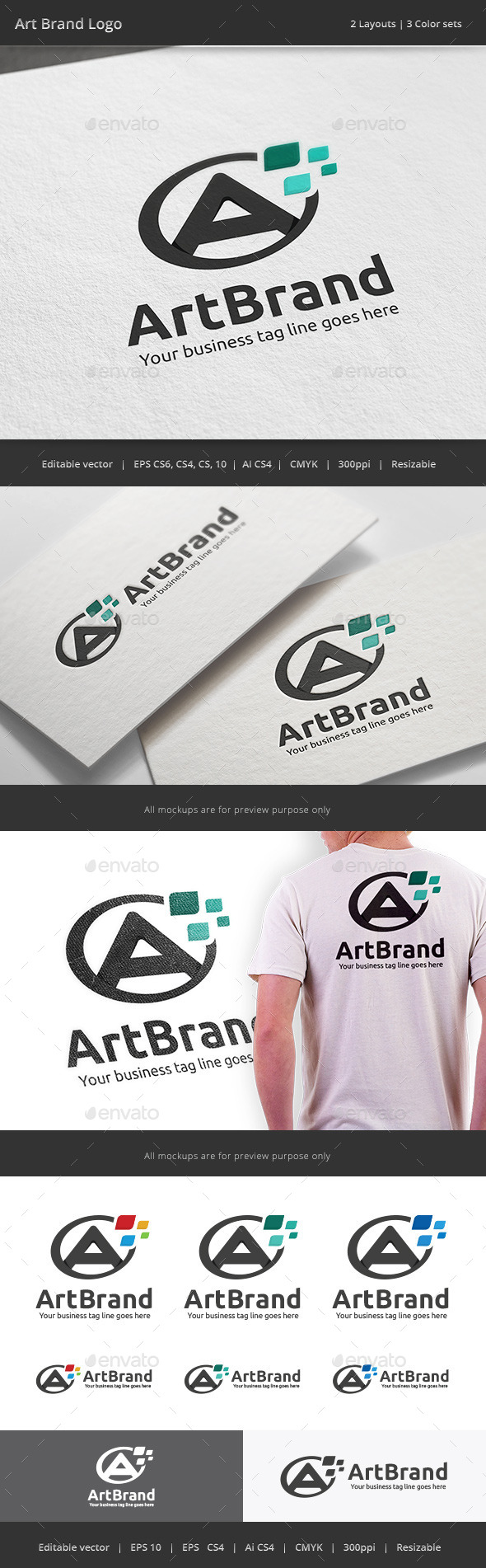 GraphicRiver Art Brand Letter A Logo 10720501 GraphicRiver Art Brand Letter A Logo 10720501