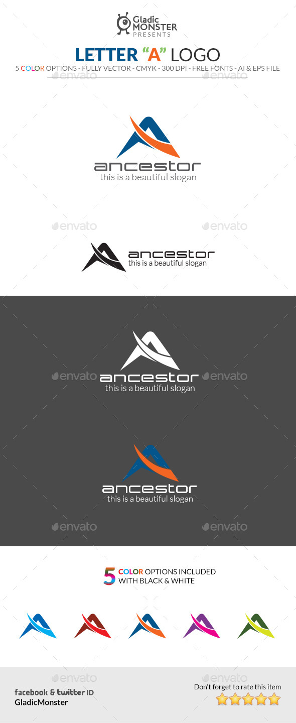 GraphicRiver Letter A Logo 10720632 GraphicRiver Letter A Logo 10720632