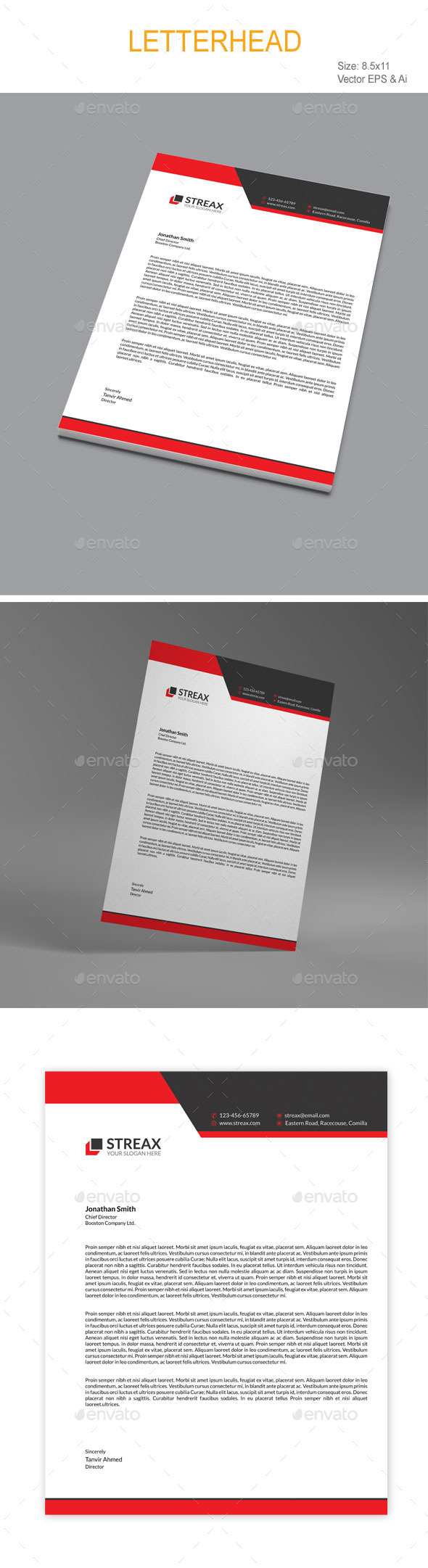 GraphicRiver Letterhead 10720791 GraphicRiver Letterhead 10720791