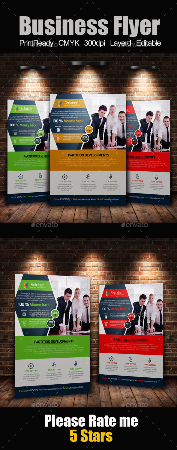 GraphicRiver A4 Business Flyer Template 10721378 GraphicRiver A4 Business Flyer Template 10721378
