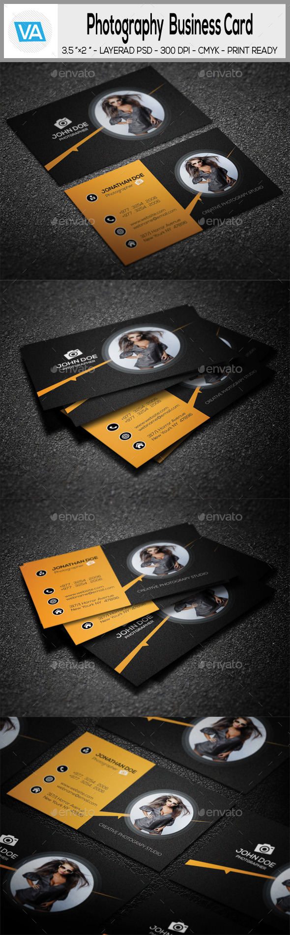 GraphicRiver Photography Business Card 10721543 GraphicRiver Photography Business Card 10721543