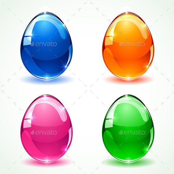 GraphicRiver Glass Easter Eggs 10722095 GraphicRiver Glass Easter Eggs 10722095