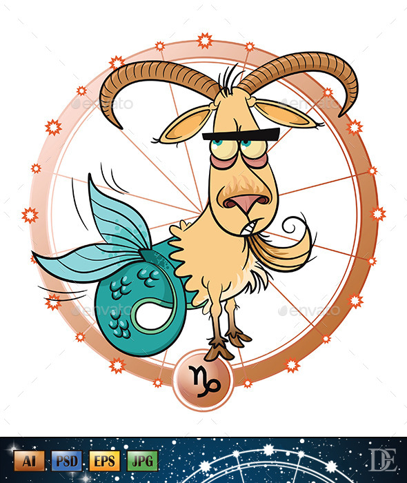 GraphicRiver Astrology Sign Capricorn 10722559 GraphicRiver Astrology Sign Capricorn 10722559