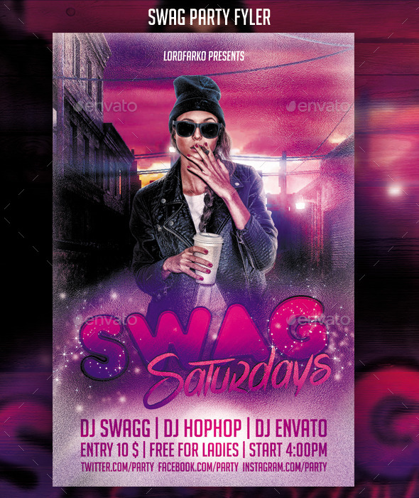 Swag Party Flyer (Clubs & Parties)