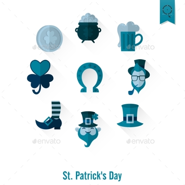 GraphicRiver Saint Patricks Day Isolated Icon Set 10723405 GraphicRiver Saint Patricks Day Isolated Icon Set 10723405