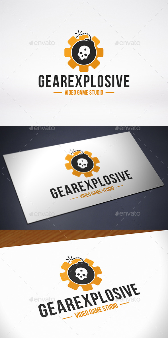 GraphicRiver Gear Bomb Logo Template 10725344 GraphicRiver Gear Bomb Logo Template 10725344