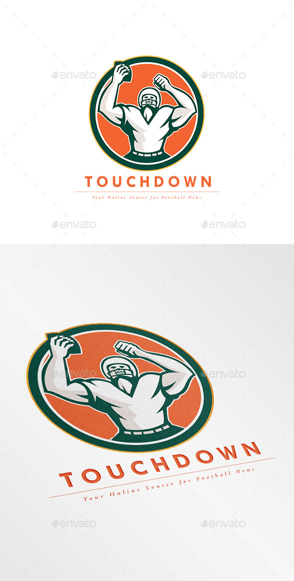 GraphicRiver Touchdown Football News Agency Logo 10729692 GraphicRiver Touchdown Football News Agency Logo 10729692