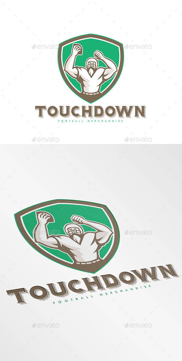 GraphicRiver Touchdown Merchandise Logo 10729698 GraphicRiver Touchdown Merchandise Logo 10729698