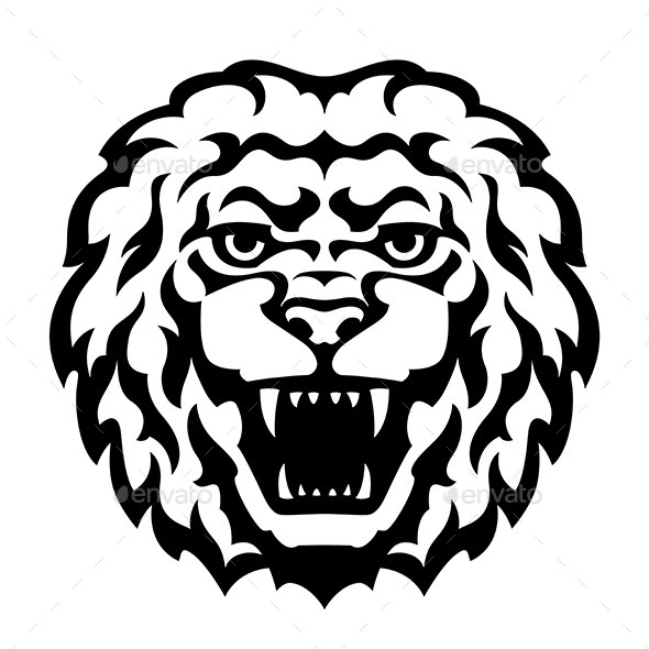 GraphicRiver Lion Head Tattoo 10729810 GraphicRiver Lion Head Tattoo 10729810