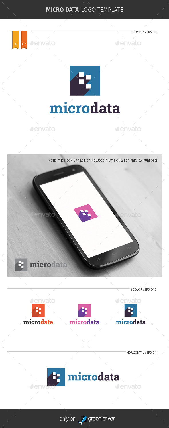 GraphicRiver Micro Data Logo Template 10729918 GraphicRiver Micro Data Logo Template 10729918