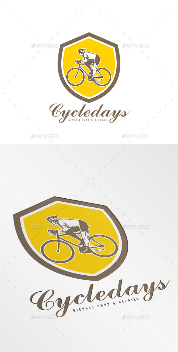 GraphicRiver Cycledays Bicycle Shop Logo 10730211 GraphicRiver Cycledays Bicycle Shop Logo 10730211
