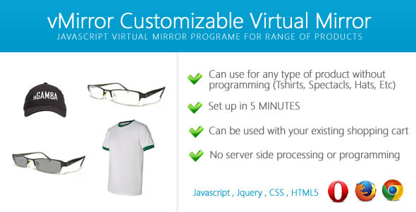 vMirror - Customizable Virtual Mirror