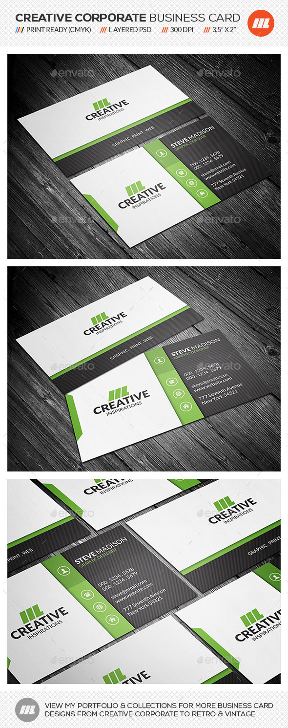 GraphicRiver Modern Corporate Business Card 10730610 GraphicRiver Modern Corporate Business Card 10730610