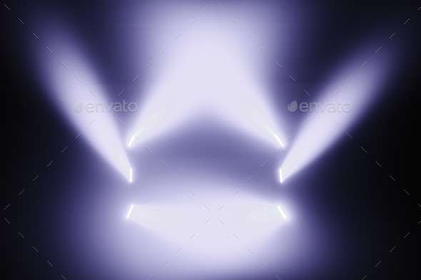 Spot lights on a Empty Stage (Misc) Photo Download