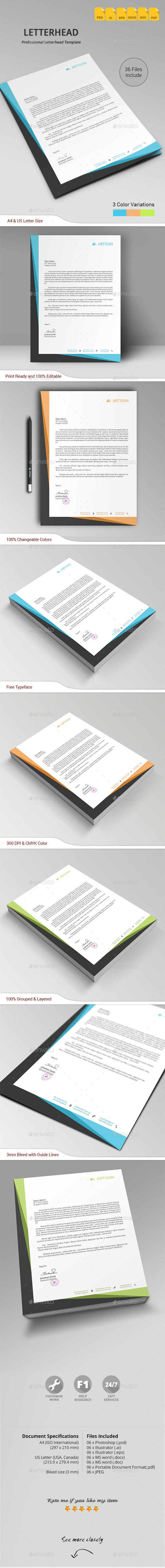 GraphicRiver Letterhead 10730872 GraphicRiver Letterhead 10730872