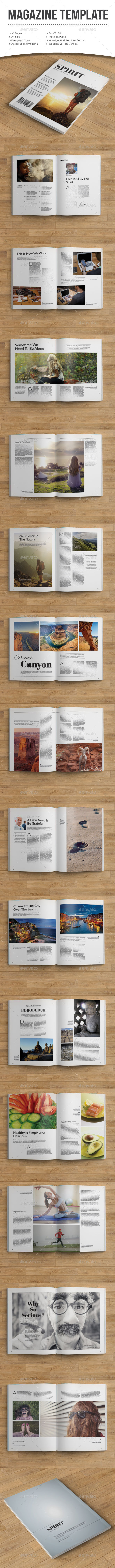 GraphicRiver spirit magazine 10731004 GraphicRiver spirit magazine 10731004