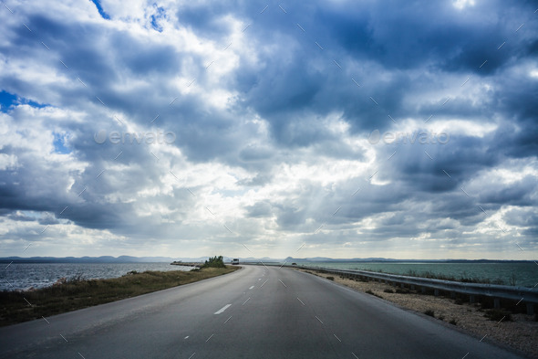 View of the 48km long Causeway (Misc) Photo Download