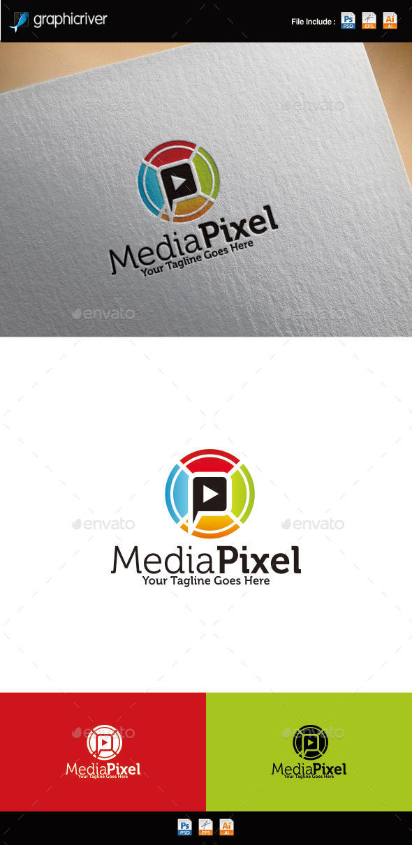 GraphicRiver Media Pixel Logo 10731449 GraphicRiver Media Pixel Logo 10731449