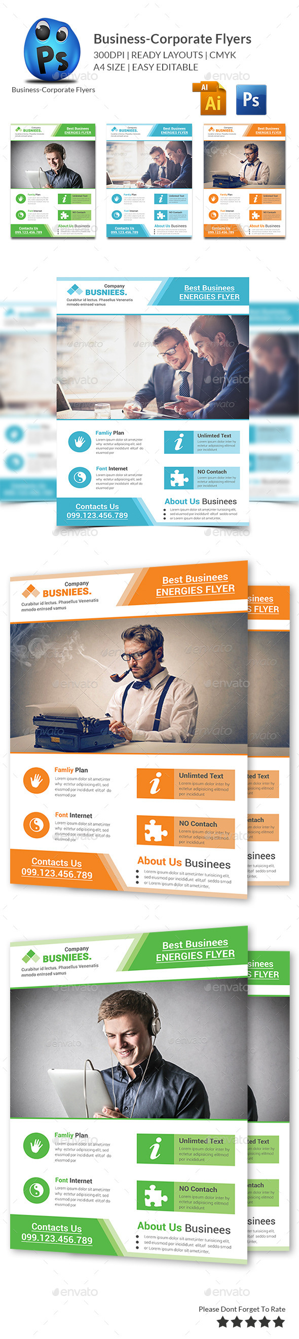 GraphicRiver Creative Business Flyer Print Templates 10731785 GraphicRiver Creative Business Flyer Print Templates 10731785