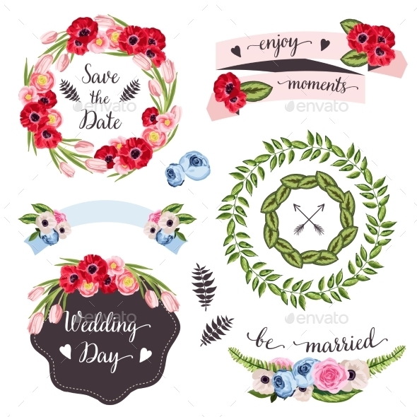 GraphicRiver Wedding Collection Elements 10734171 GraphicRiver Wedding Collection Elements 10734171