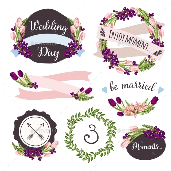 GraphicRiver Wedding Collection Elements 10734240 GraphicRiver Wedding Collection Elements 10734240