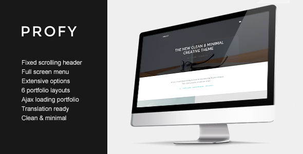 ThemeForest Profy Clean Ajax Powered Portfolio Theme 10621404 ThemeForest Profy Clean Ajax Powered Portfolio Theme 10621404