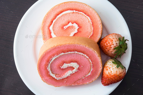 Strawberry Roll Cakes (Misc) Photo Download