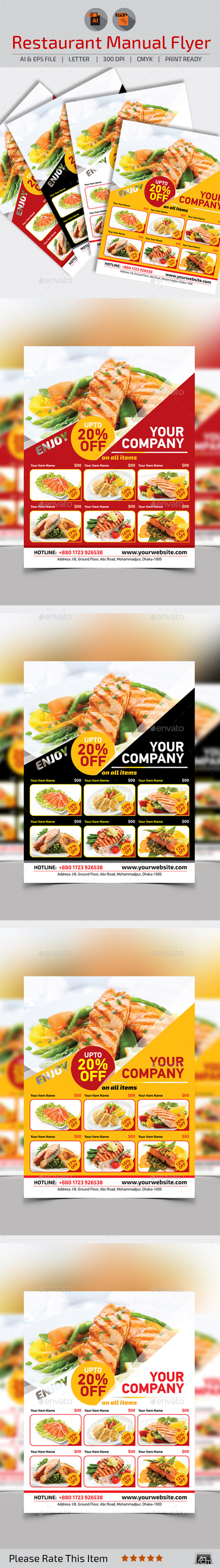 GraphicRiver Restaurant Food Menu Template 10734659 GraphicRiver Restaurant Food Menu Template 10734659