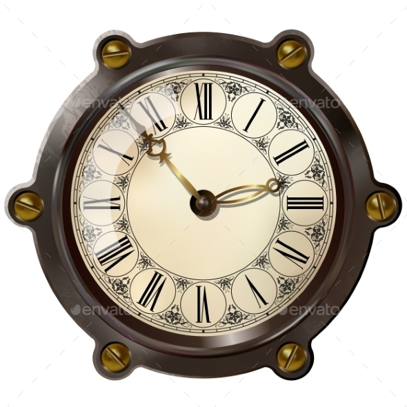 GraphicRiver Ancient Clock 10734769 GraphicRiver Ancient Clock 10734769