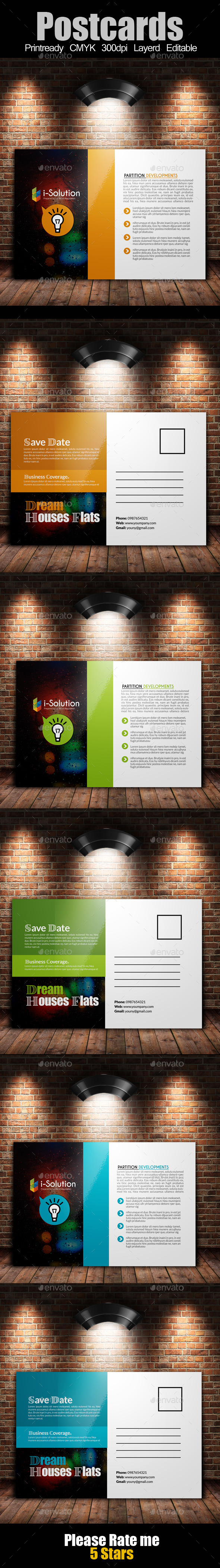 GraphicRiver Multi Use Business Post Cards Template 10734809 GraphicRiver Multi Use Business Post Cards Template 10734809