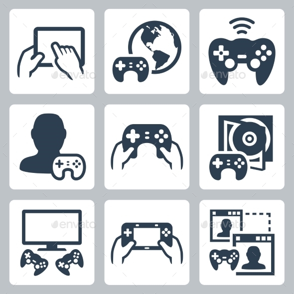 GraphicRiver Gaming Icons 10734860 GraphicRiver Gaming Icons 10734860