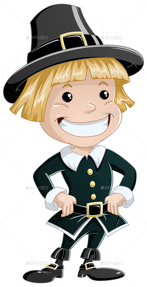 GraphicRiver Settler Boy For Thanksgiving 10734862 GraphicRiver Settler Boy For Thanksgiving 10734862