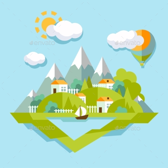 GraphicRiver Nature Landscape 10735089 GraphicRiver Nature Landscape 10735089