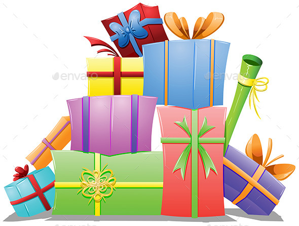 GraphicRiver Pile of Gift Boxes 10735123 GraphicRiver Pile of Gift Boxes 10735123