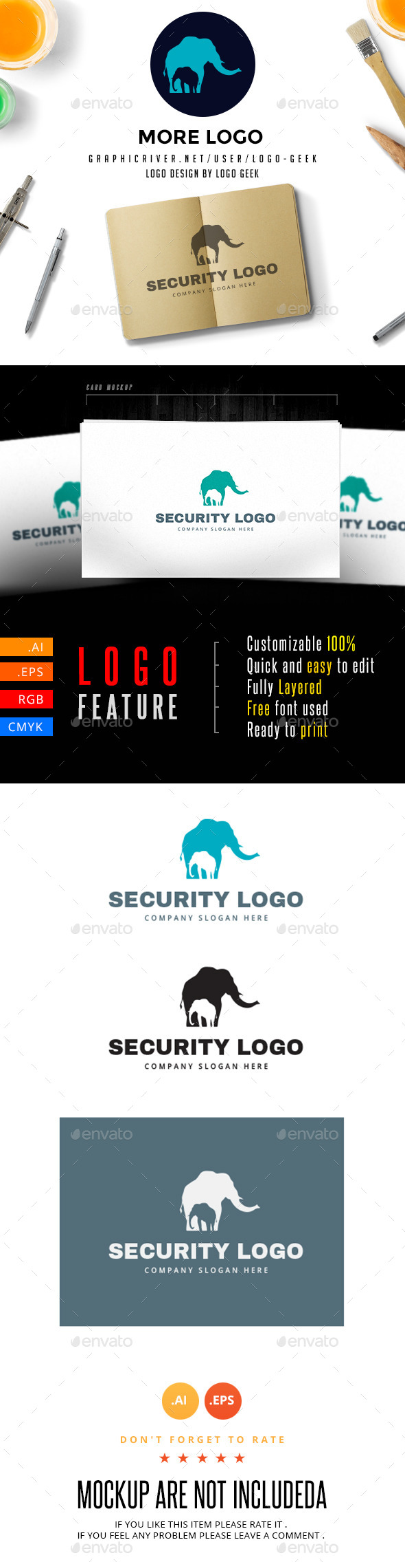 GraphicRiver Two Elephant 10735360 GraphicRiver Two Elephant 10735360