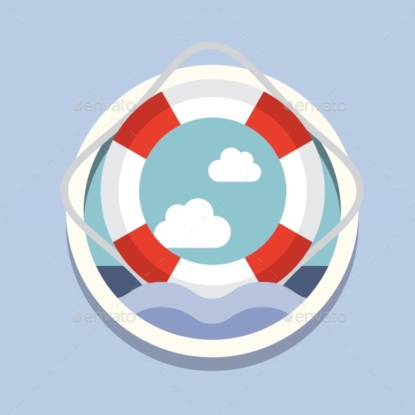 GraphicRiver Lifebuoy Icon 10735411 GraphicRiver Lifebuoy Icon 10735411