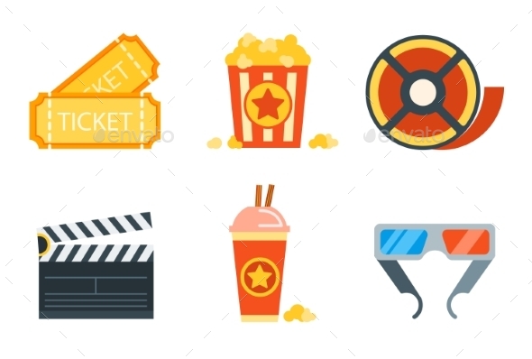GraphicRiver Flat Icons Set of Professional Film Production Mo 10736090 GraphicRiver Flat Icons Set of Professional Film Production Mo 10736090