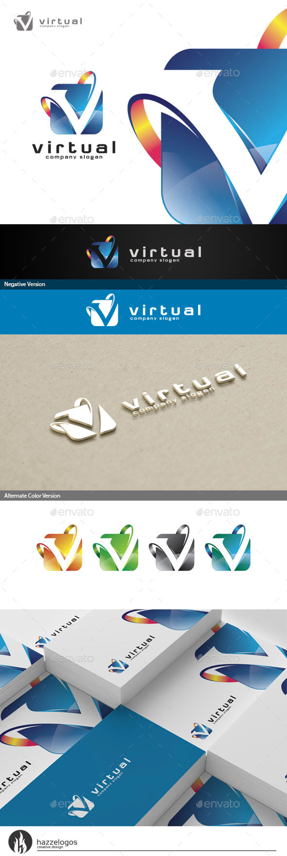 GraphicRiver Virtual Logo 10736092 GraphicRiver Virtual Logo 10736092