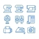 Set of Household Appliances Icons