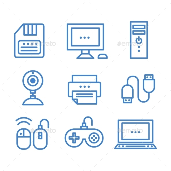 GraphicRiver Technology Icons 10736153 GraphicRiver Technology Icons 10736153