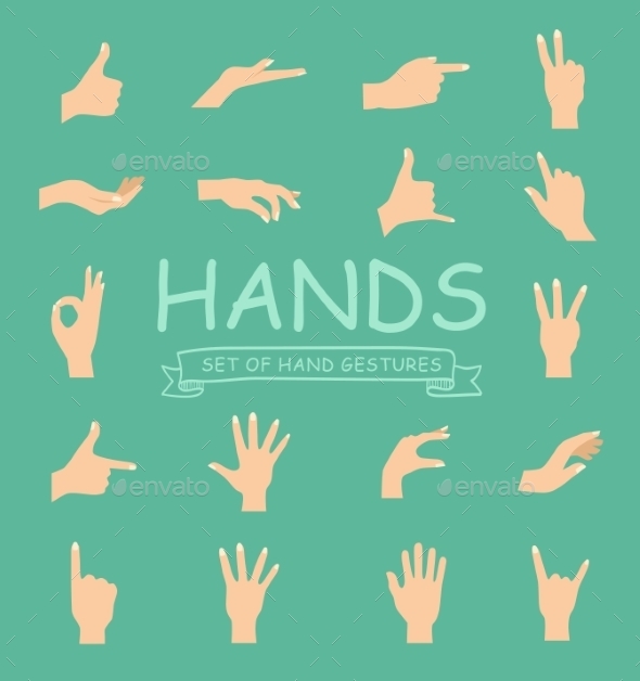 GraphicRiver Hand Vector Collection 10736167 GraphicRiver Hand Vector Collection 10736167