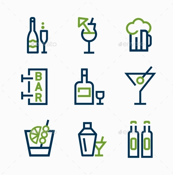 GraphicRiver Different Kind of Drink Icons Vector Icon Set 10736175 GraphicRiver Different Kind of Drink Icons Vector Icon Set 10736175