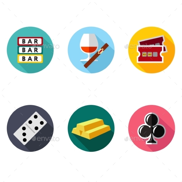 GraphicRiver Vector Slot Machine Symbols Set 10736299 GraphicRiver Vector Slot Machine Symbols Set 10736299