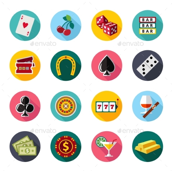 GraphicRiver Colorful Flat Vector Icons Set 10736301 GraphicRiver Colorful Flat Vector Icons Set 10736301