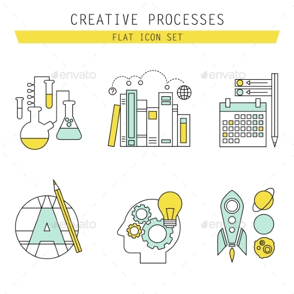 GraphicRiver Set Flat Line Icons Web Development 10736382 GraphicRiver Set Flat Line Icons Web Development 10736382