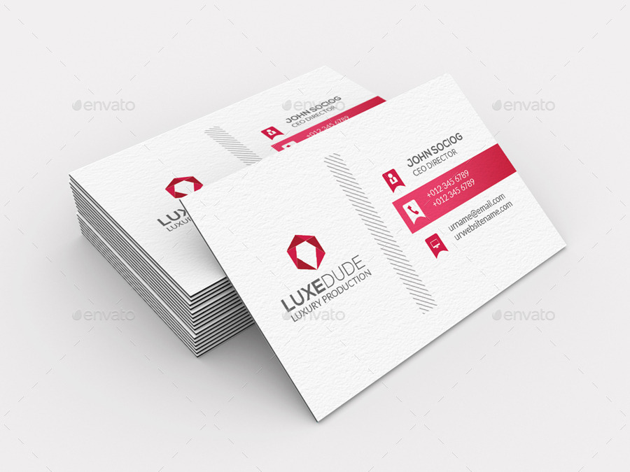 Luxe Business Card Mock-up by -axnorpix | GraphicRiver