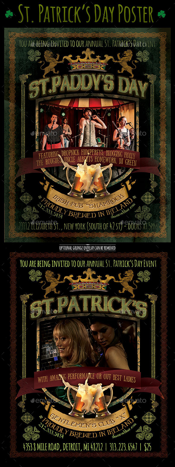GraphicRiver St Patricks Day Poster St Paddys 10677408 GraphicRiver St Patricks Day Poster St Paddys 10677408