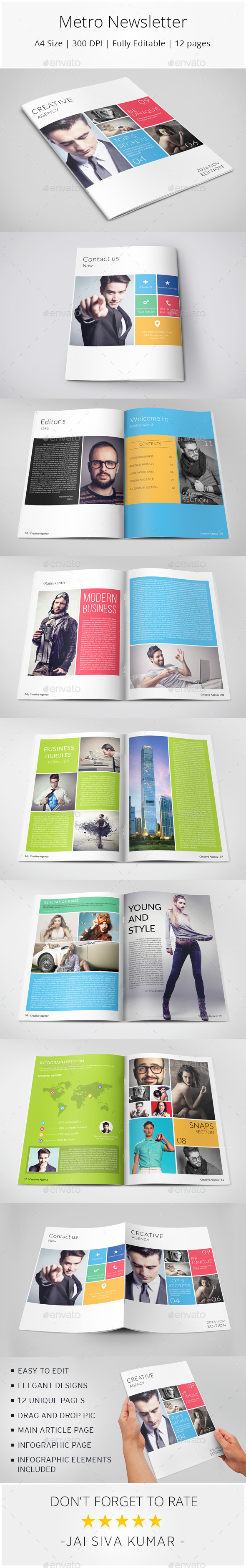 GraphicRiver Metro Style Newsletter 10678884 GraphicRiver Metro Style Newsletter 10678884