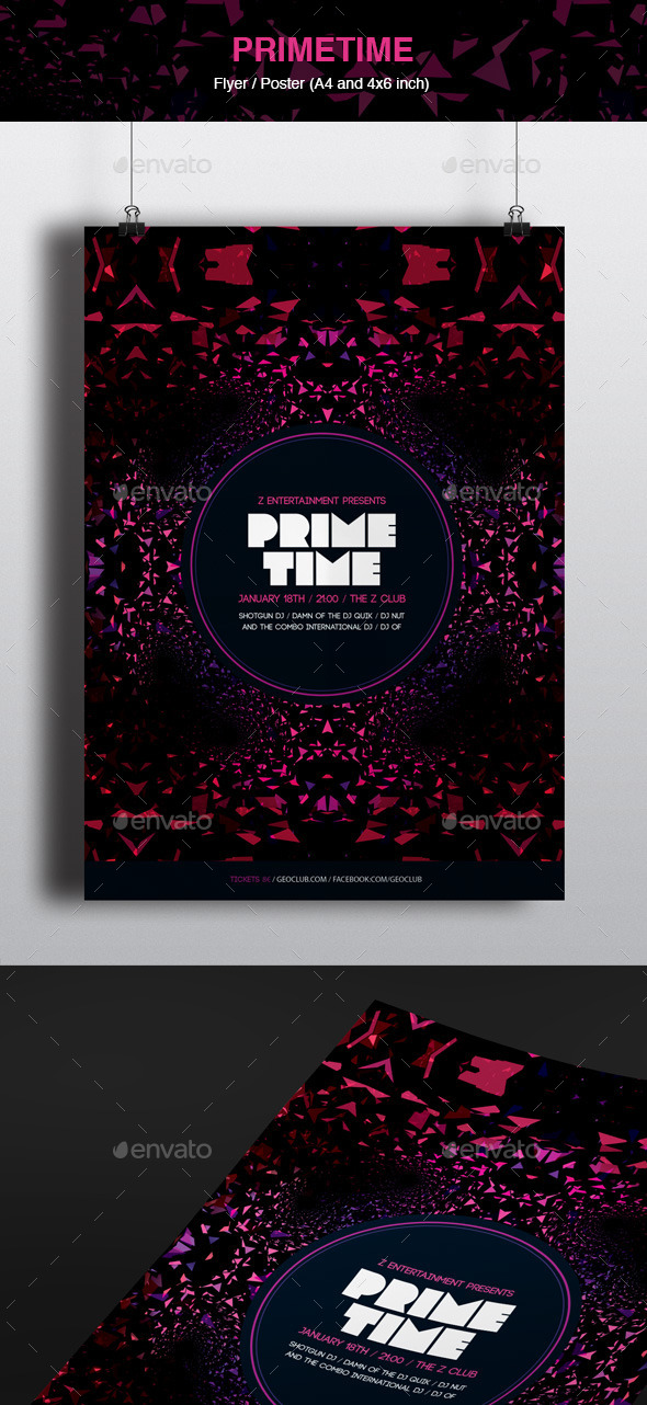 GraphicRiver Primetime Poster and Flyer 10737430 GraphicRiver Primetime Poster and Flyer 10737430